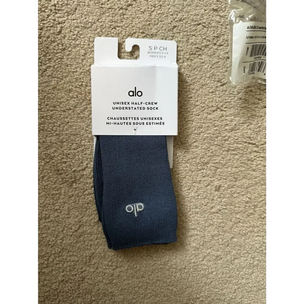 NWT ALO yoga bluestone socks small